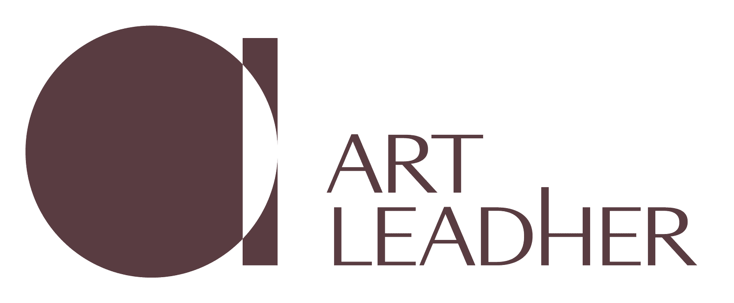 logo with letters A and L, text reading Art LeadHer