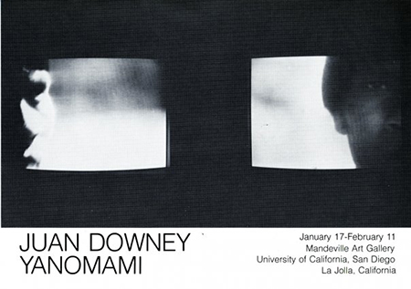 2 of 4, 17 January &gt; 11 February 1979 Juan Downey: Yanomami Indians Curated by Gerry McAllister Juan Downey video installation, paintings and drawings 